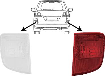 Van Wezel 5384930 - Задні протитуманні фари autozip.com.ua