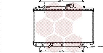 Van Wezel 52002049 - Радіатор, охолодження двигуна autozip.com.ua