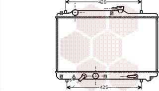 Van Wezel 52002051 - Радіатор, охолодження двигуна autozip.com.ua