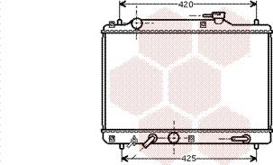 Van Wezel 52002052 - Радіатор, охолодження двигуна autozip.com.ua