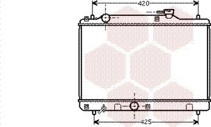 Van Wezel 52002034 - Радіатор, охолодження двигуна autozip.com.ua