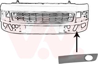 Van Wezel 5790493 - Решітка вентилятора, буфер autozip.com.ua