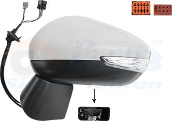 Van Wezel 0949825 - Зовнішнє дзеркало autozip.com.ua