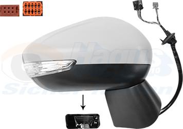 Van Wezel 0949826 - Зовнішнє дзеркало autozip.com.ua