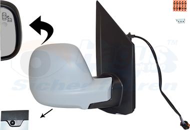 Van Wezel 0944828 - Зовнішнє дзеркало autozip.com.ua