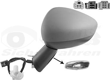 Van Wezel 0954817 - Зовнішнє дзеркало autozip.com.ua