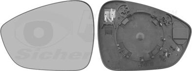 Van Wezel 0954837 - Дзеркальне скло, зовнішнє дзеркало autozip.com.ua