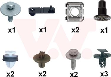 Van Wezel 0963796 - Монтажний комплект, крило autozip.com.ua