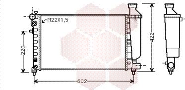 Van Wezel 09002117 - Радіатор, охолодження двигуна autozip.com.ua