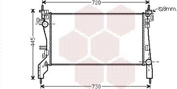 Van Wezel 09002262 - Радіатор, охолодження двигуна autozip.com.ua