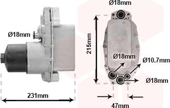 Van Wezel 09013723 - Масляний радіатор, рухове масло autozip.com.ua