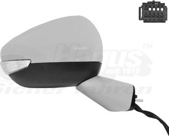 Van Wezel 0979808 - Зовнішнє дзеркало autozip.com.ua