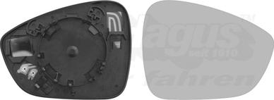 Van Wezel 0979836 - Дзеркальне скло, зовнішнє дзеркало autozip.com.ua