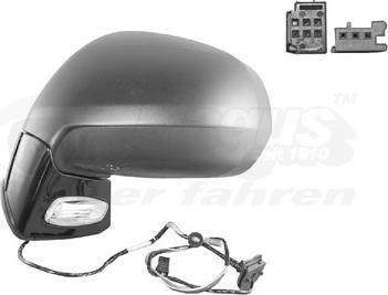 Van Wezel 0972805 - Зовнішнє дзеркало autozip.com.ua