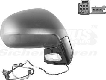 Van Wezel 0972806 - Зовнішнє дзеркало autozip.com.ua