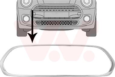 Van Wezel 0518518 - Рамка, облицювання радіатора autozip.com.ua