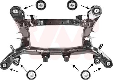 Van Wezel 0657629 - Балка моста autozip.com.ua