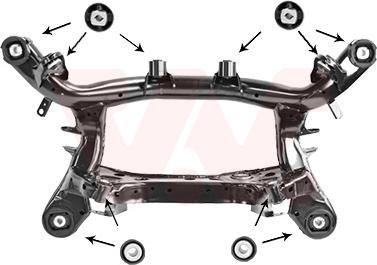 Van Wezel 0667629 - Балка моста autozip.com.ua