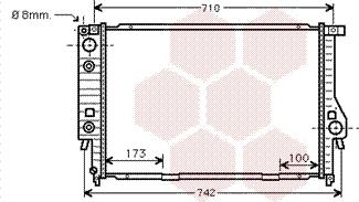 Van Wezel 06002134 - Радіатор, охолодження двигуна autozip.com.ua