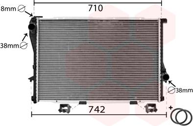 Van Wezel 06002233 - Радіатор, охолодження двигуна autozip.com.ua