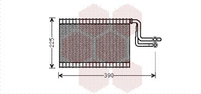 Van Wezel 0600V365 - Випарник, кондиціонер autozip.com.ua