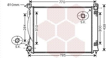 Van Wezel 03002253 - Радіатор, охолодження двигуна autozip.com.ua