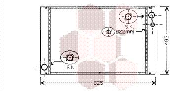 Van Wezel 03002289 - Радіатор, охолодження двигуна autozip.com.ua