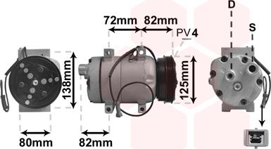 Van Wezel 0300D347 - Осушувач, кондиціонер autozip.com.ua