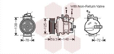 Van Wezel 0300K330 - Компресор, кондиціонер autozip.com.ua