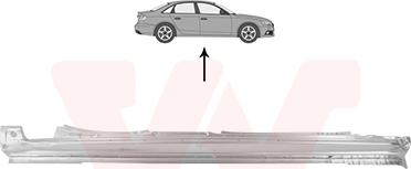Van Wezel 0326104 - Підніжка, накладка порога autozip.com.ua