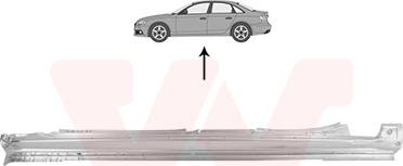 Van Wezel 0326103 - Підніжка, накладка порога autozip.com.ua