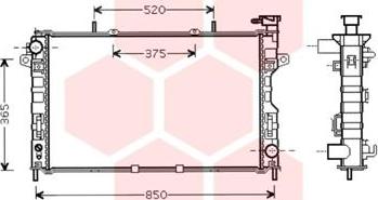 Van Wezel 07002117 - Радіатор, охолодження двигуна autozip.com.ua