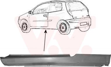 Van Wezel 1620101 - Підніжка, накладка порога autozip.com.ua