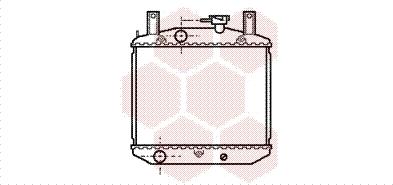 Van Wezel 11002008 - Радіатор, охолодження двигуна autozip.com.ua