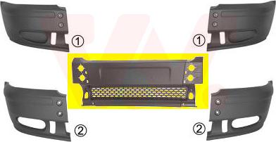 Van Wezel 1898570 - Буфер, бампер autozip.com.ua