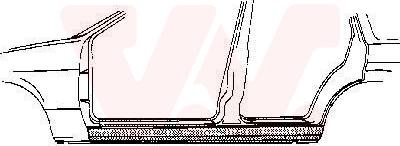 Van Wezel 1837104 - Підніжка, накладка порога autozip.com.ua
