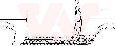 Van Wezel 1837101 - Підніжка, накладка порога autozip.com.ua