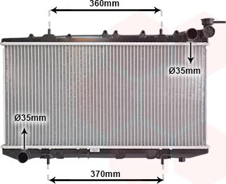 Van Wezel 13002102 - Радіатор, охолодження двигуна autozip.com.ua