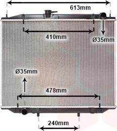 Van Wezel 13002300 - Радіатор, охолодження двигуна autozip.com.ua