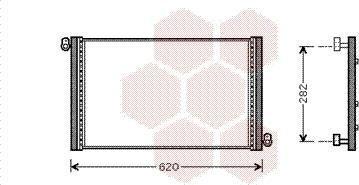 Van Wezel 17005272 - Конденсатор, кондиціонер autozip.com.ua