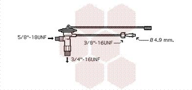 Van Wezel 17001307 - Розширювальний клапан, кондиціонер autozip.com.ua