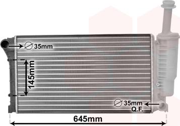 Van Wezel 17002335 - Радіатор, охолодження двигуна autozip.com.ua