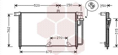 Van Wezel 81005033 - Конденсатор, кондиціонер autozip.com.ua