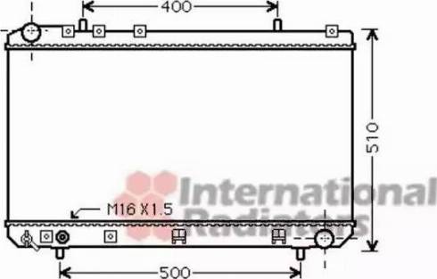 Van Wezel 81002086 - Радіатор, охолодження двигуна autozip.com.ua