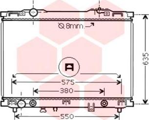 Van Wezel 83002057 - Радіатор, охолодження двигуна autozip.com.ua