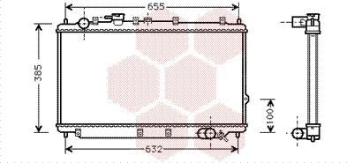 Van Wezel 83002114 - Радіатор, охолодження двигуна autozip.com.ua