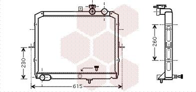 Van Wezel 83002033 - Радіатор, охолодження двигуна autozip.com.ua