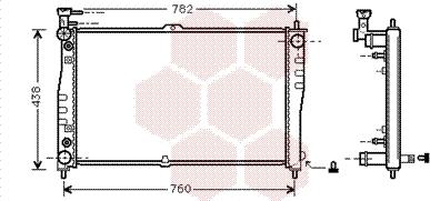 Van Wezel 83002021 - Радіатор, охолодження двигуна autozip.com.ua