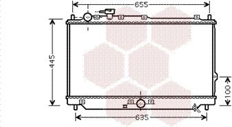 Van Wezel 83002113 - Радіатор, охолодження двигуна autozip.com.ua