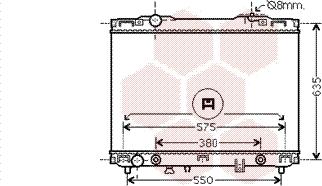 Van Wezel 83002175 - Радіатор, охолодження двигуна autozip.com.ua